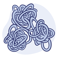 Illustration d'une cons&eacute;quence d'un d&eacute;faut de fabrication de prot&eacute;ine : exc&egrave;s de fabrication