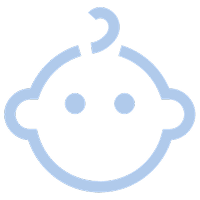 Pictogramme d'une t&ecirc;te de b&eacute;b&eacute;